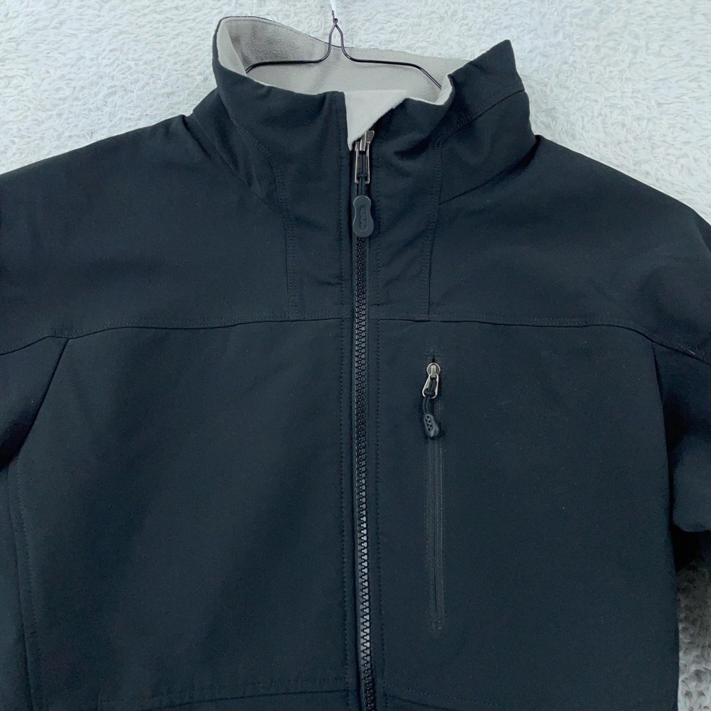 Patagonia Jacket Mens XS Black Softshell Fleece Lined Zip Pockets Outdoor Hiking